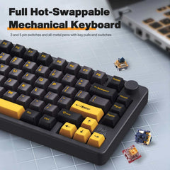 <tc>Teclado Mecánico de Aluminio Personalizado Inalámbrico Gamakay TK75PRO 75%</tc>
