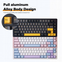 <tc>Teclado Mecánico de Aluminio Personalizado Inalámbrico Gamakay TK75PRO 75%</tc>