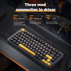 <tc>Teclado Mecánico de Aluminio Personalizado Inalámbrico Gamakay TK75PRO 75%</tc>