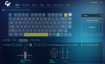 Gamakay TK75 HE 75% / TK68 HE 65% Teclado inalámbrico personalizado con efecto Hall