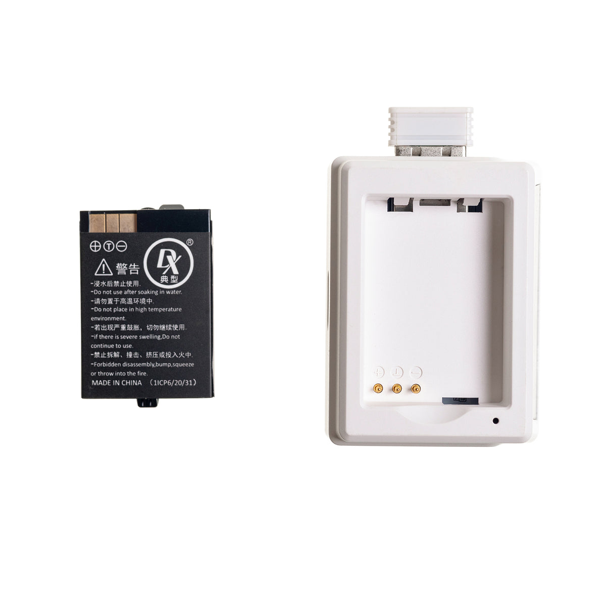 Gamakay GX1 PRO charging dock with front display and replaceable battery slot