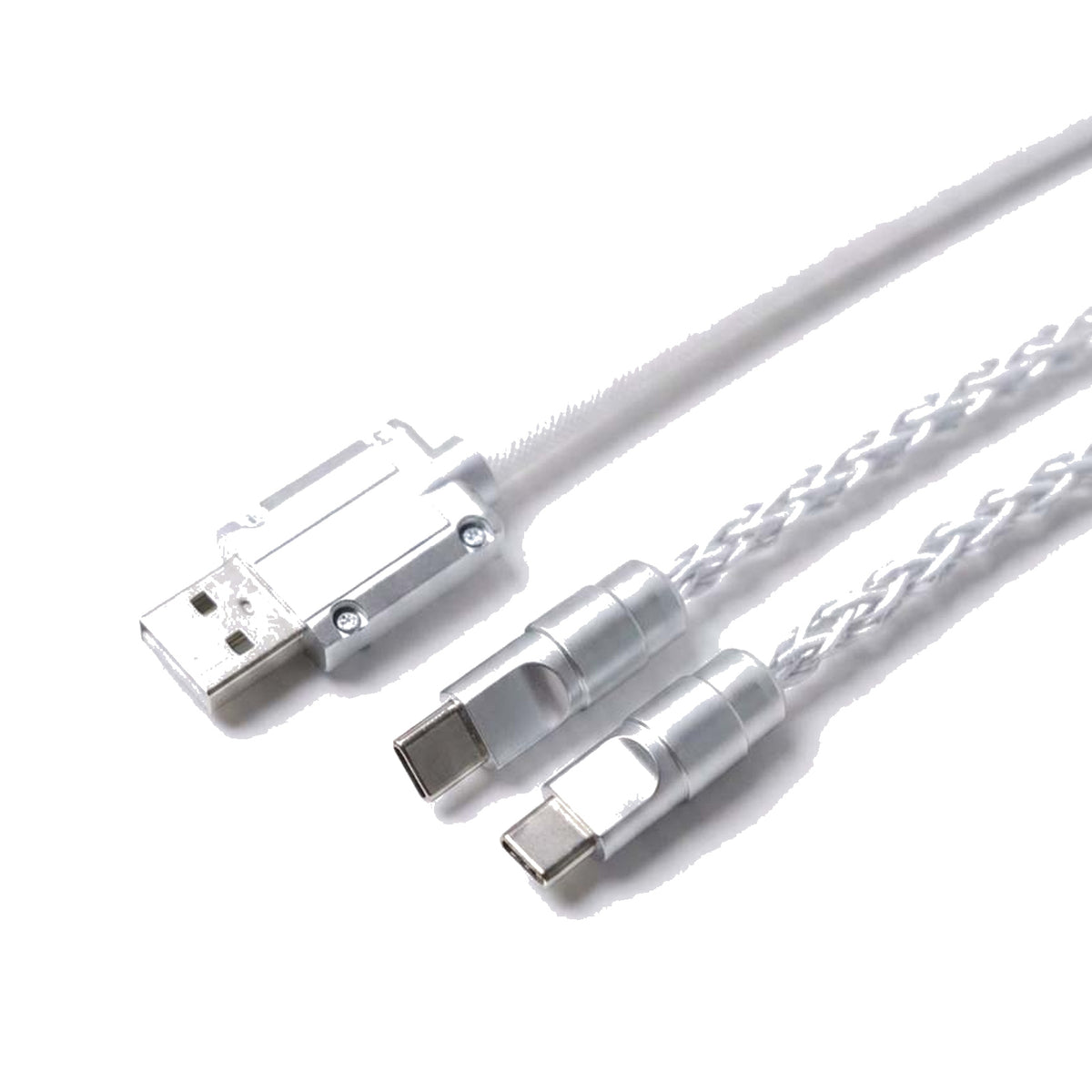 GamaKay Style 2-in-1 Pro Esports Keyboard Cable (65W / Zinc Alloy / Braided)