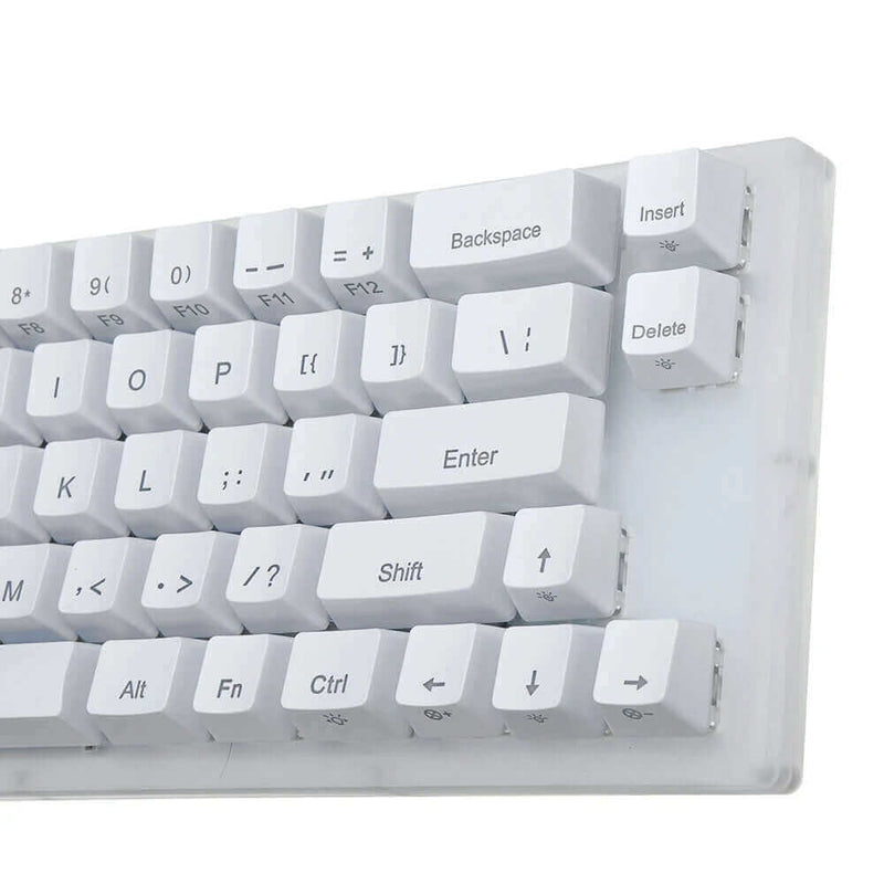 GamaKay K66 Mechanical Keyboard - Compact 60% RGB Gaming Keyboard with Hot-Swappable Gateron Switches
