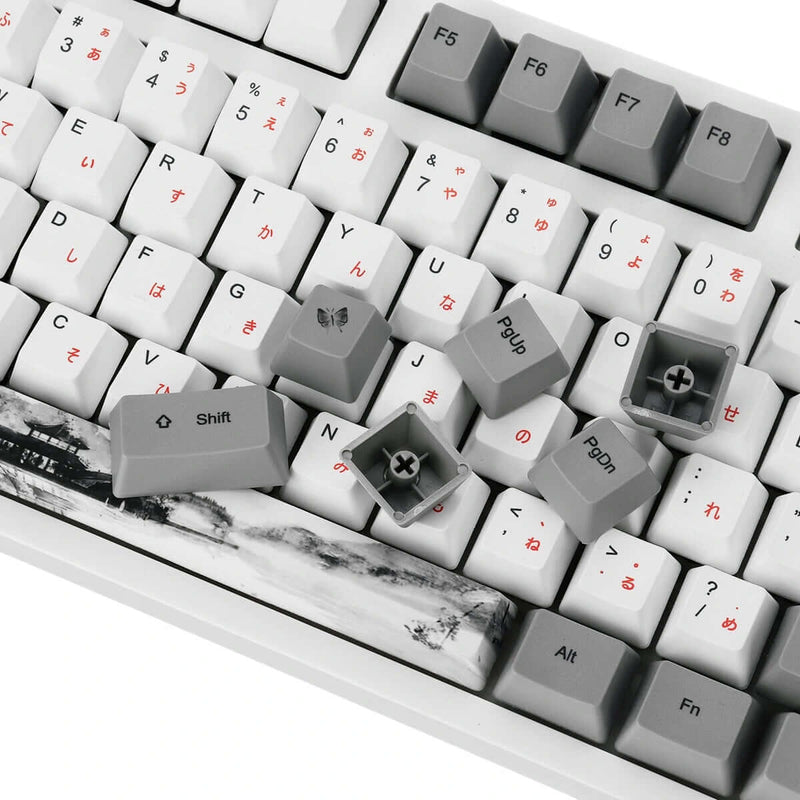 134 Keys Chinese Ink Painting PBT Keycap Set