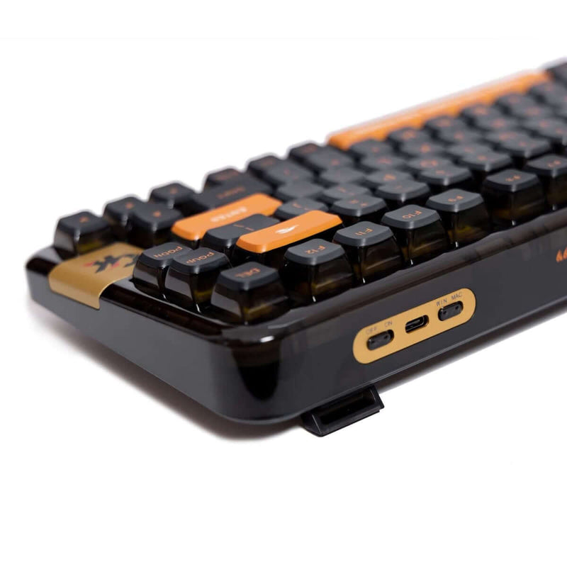 Gamakay G75 75% Gasket-mount three Mechanical Keyboard- Color Black. Bluetooth Keyboard, type C and wireless mode.