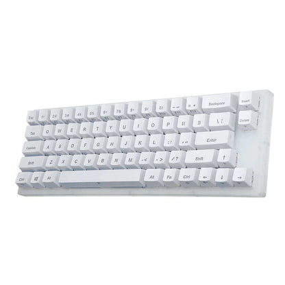 GamaKay K66 Mechanical Keyboard - Compact 60% RGB Gaming Keyboard with Hot-Swappable Gateron Switches