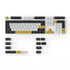 DAGK 128 Keys Electronic Game PBT Keycap Set color black and white