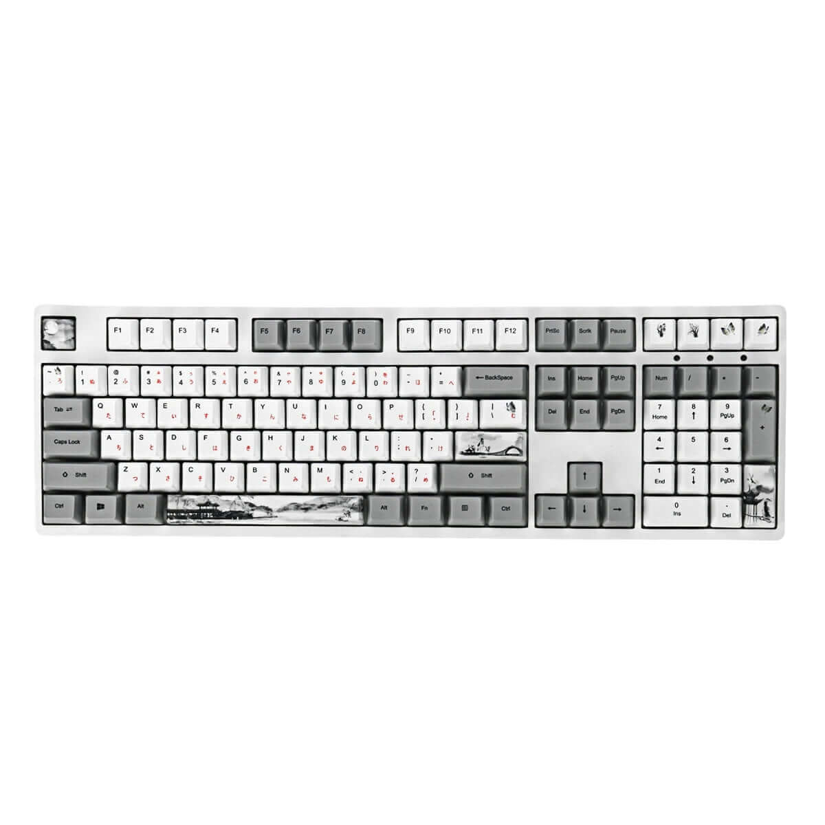 134 Keys Chinese Ink Painting PBT Keycap Set