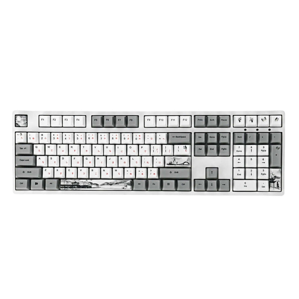 134 Keys Chinese Ink Painting PBT Keycap Set