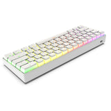 Gamakay mk61 60% mechanical keyboard-white