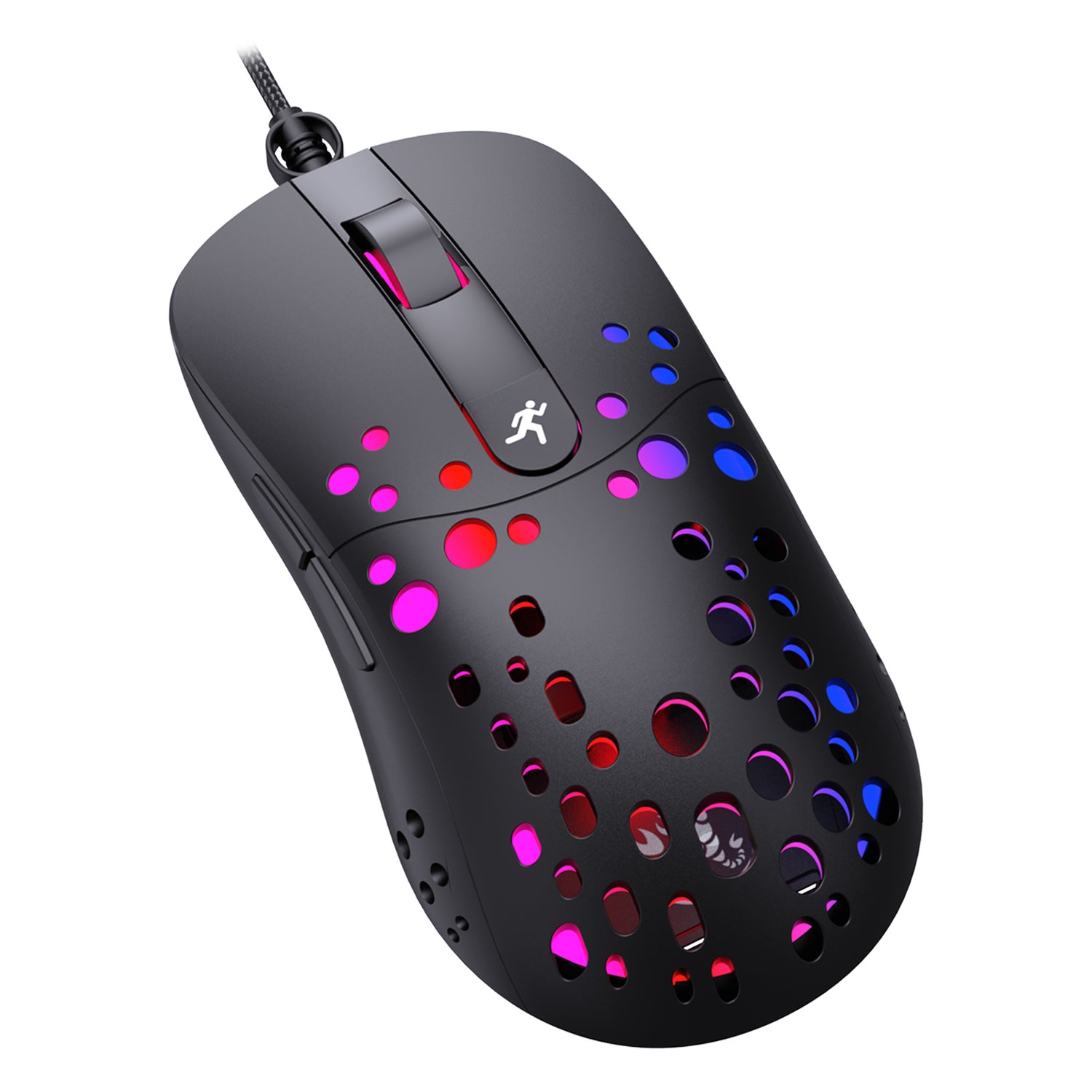 HXSJ A904 Wired RGB Gaming Mouse Programming Mice with 6-level Adjustable DPI 6 RGB Lighting Modes