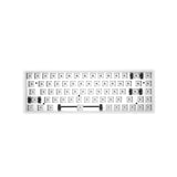 GamaKay CK68 65% Keyboard Customized Kit color white