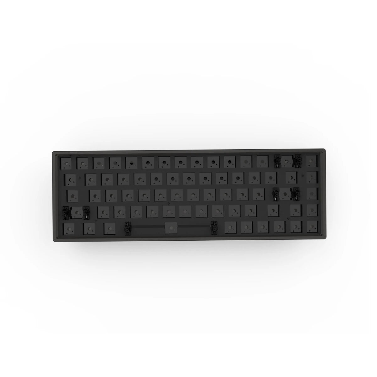 GamaKay CK68 65% Keyboard Customized Kit color black