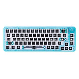 Gamakay LK67 65% Hot-swappable RGB Mechanical Keyboard Kit-blue