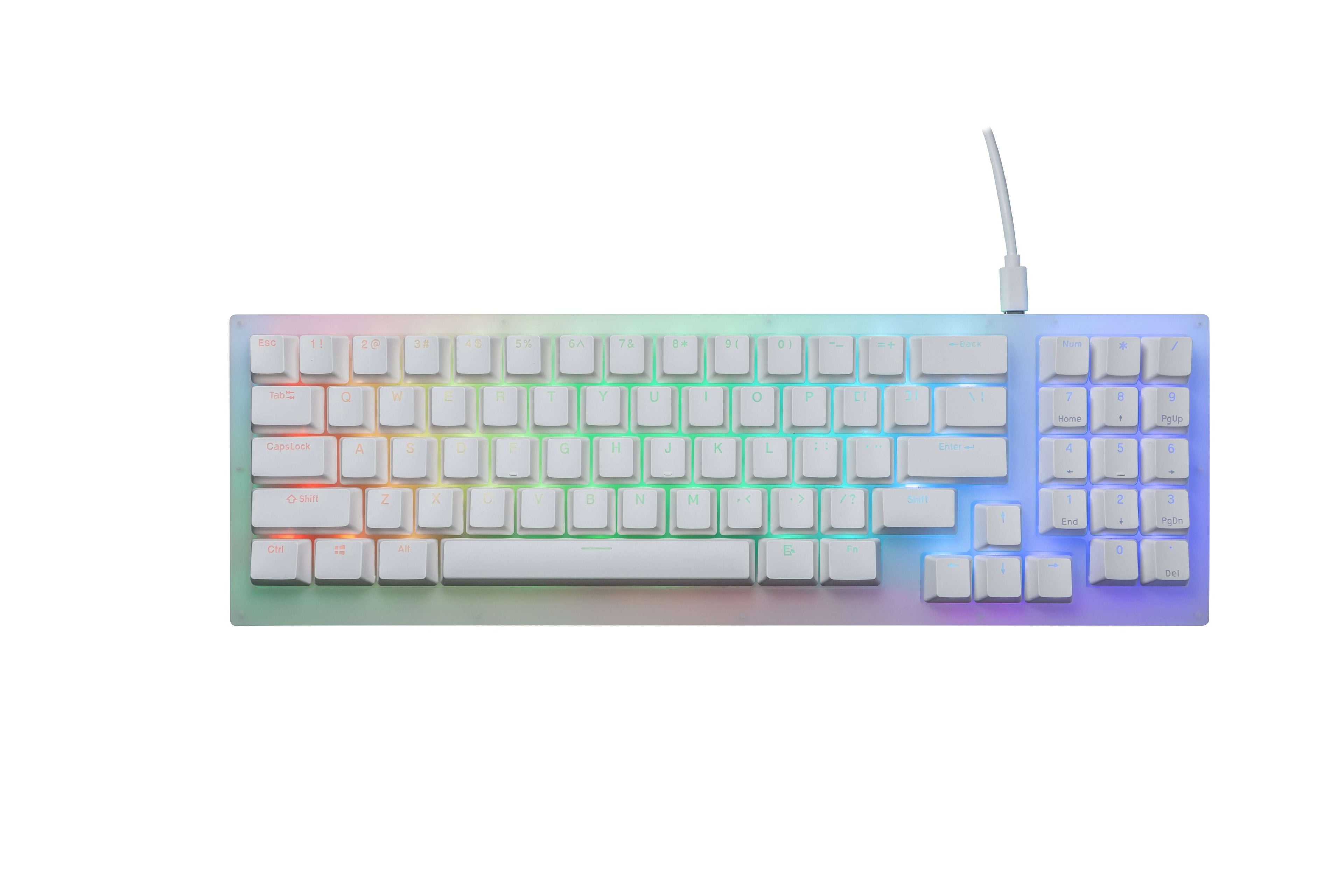 GamaKay K77 75% mechanical Keyboard with Gateron Switch and acrylic base