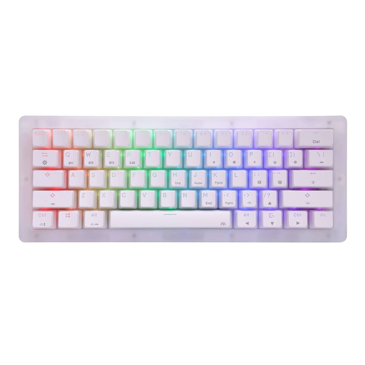 Gamakay K61 pro 60% arcylic base gasket mout mechanical keyboard