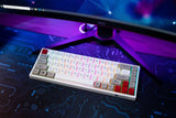 Gamakay TK68 65% Triple Mode RGB Mechanical Gaming Keyboard with XDA Profile PBT Keycaps