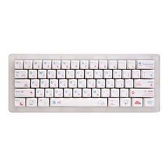 GamaKay k61pro 60 percent mechanical keyboard with weather keycaps