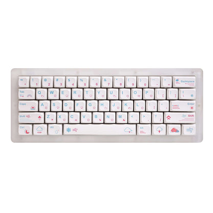 Gamkay k61pro 60 percent mechianical keyboard with weather keycaps