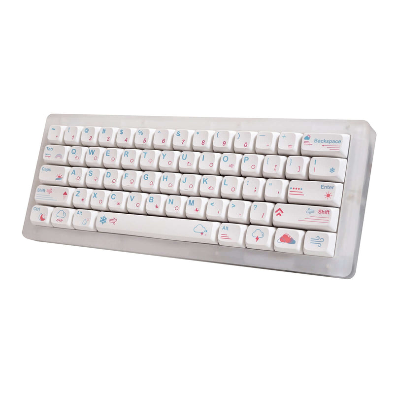 Gamkay k61pro 60 percent mechianical keyboard with weather keycaps