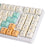 GamaKay LK70 65% GamaKay/Gateron Switch Triple Mode RGB Mechanical Gaming Keyboard-white