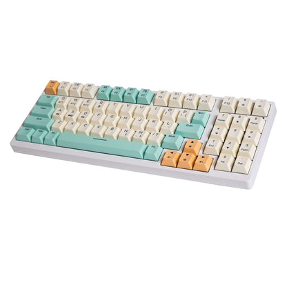 GamaKay LK70 65% GamaKay/Gateron Switch Triple Mode RGB Mechanical Gaming Keyboard-white