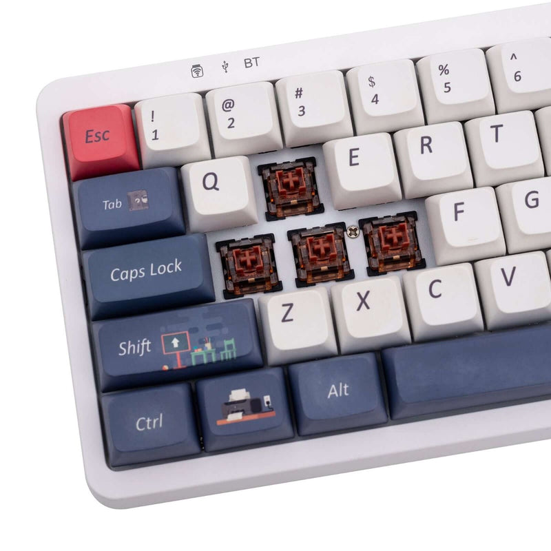 Gamakay mechanical keyboard with Gamakay Grinffin tactile-silent switch