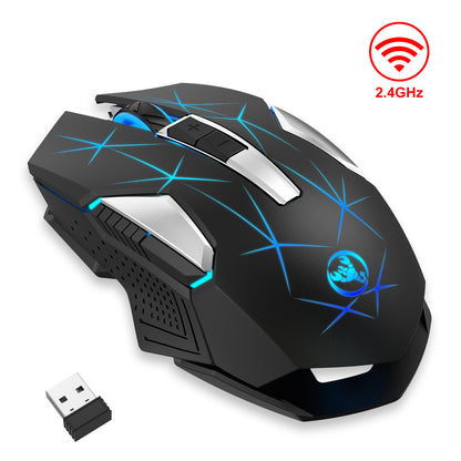 HXSJ T300 2.4G Wireless RGB Gaming Mouse