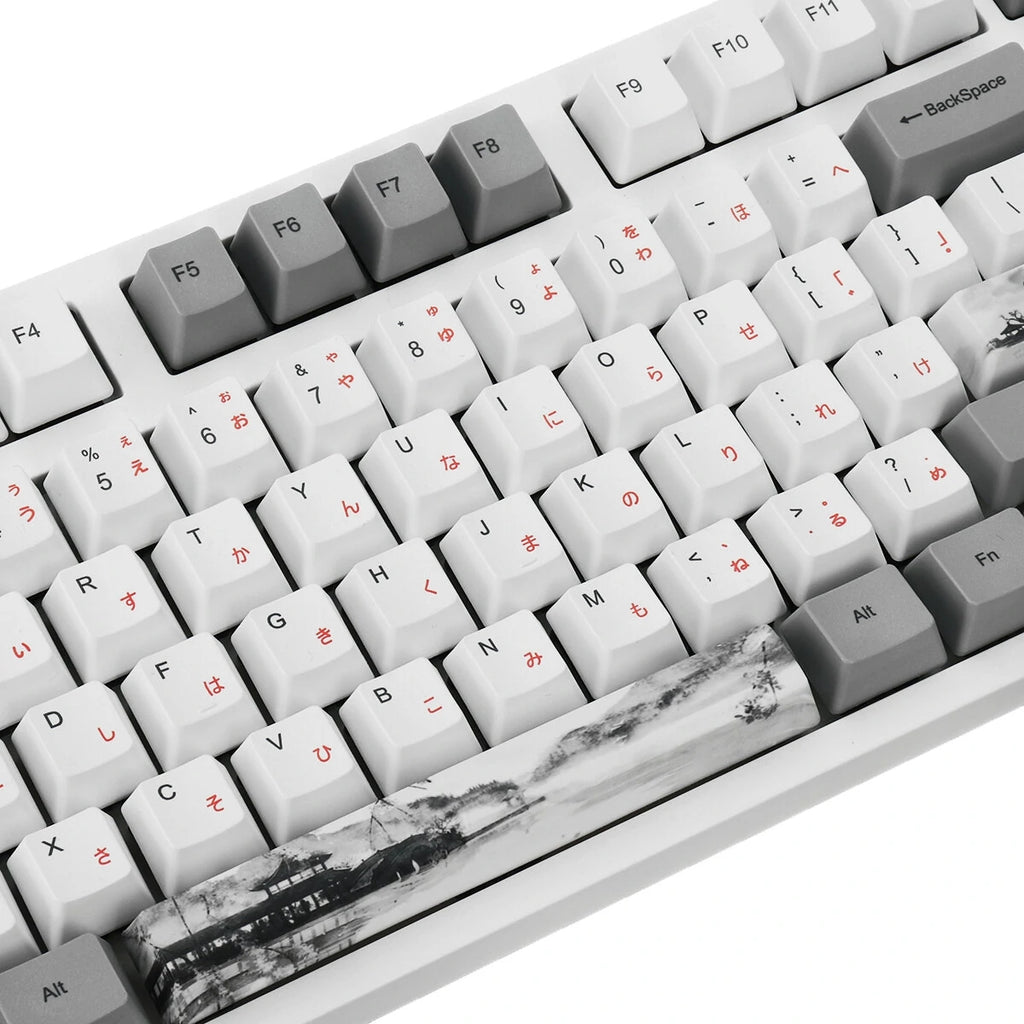 134 Keys Chinese Ink Painting PBT Keycap Set