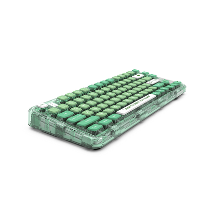 Gamakay GK75 75% Gasket-mount RGB Mechanical keyboard-Color Green, Side face