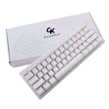 GamaKay K61 60% RGB Mechanical Gaming Keyboard with Gateron Switch Crystalline Base