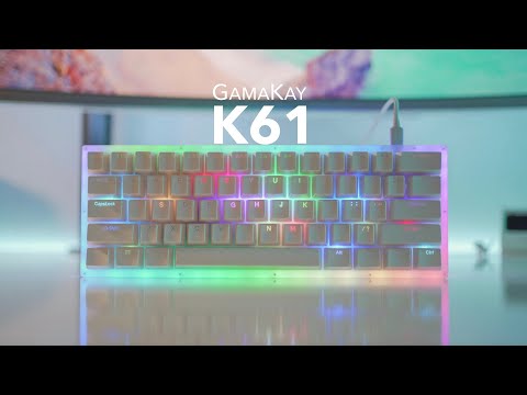 GamaKay K61 60% Mechanical Keyboard-Hotswappable RGB Gaming Keyboard